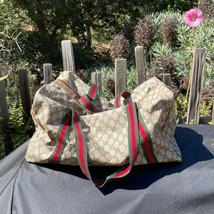 Vintage Gucci Weekender Duffle